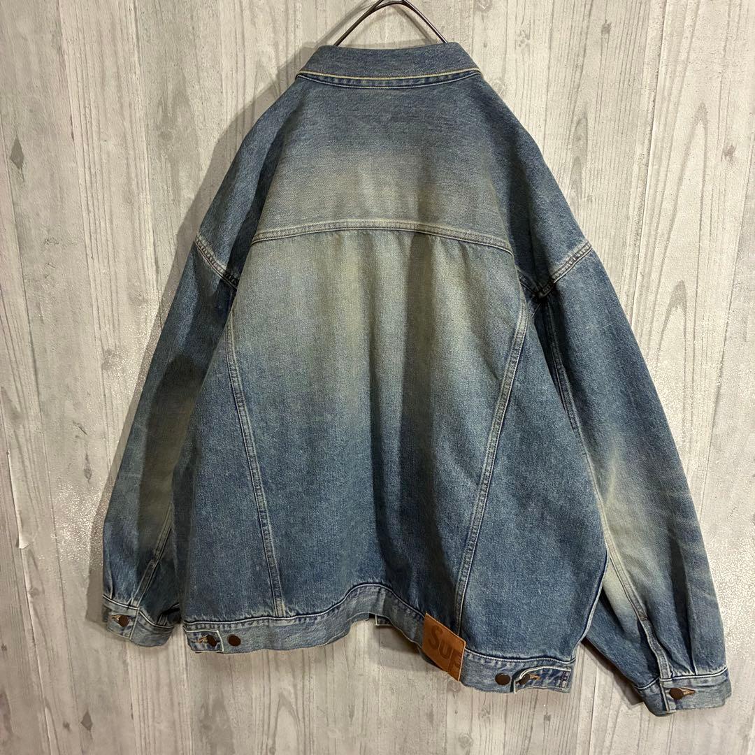 【希少サイズ】シュプリーム　ヴィンテージ加工　デニムジャケット XXL