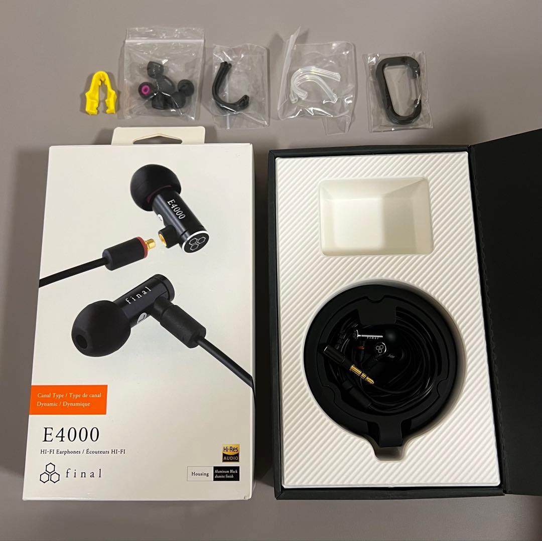 final E4000 有線イヤホン