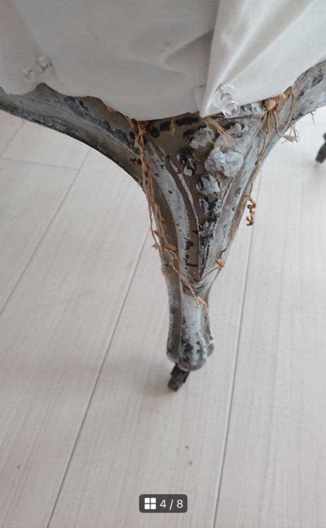 フランスアンティークチェア 痛みあり