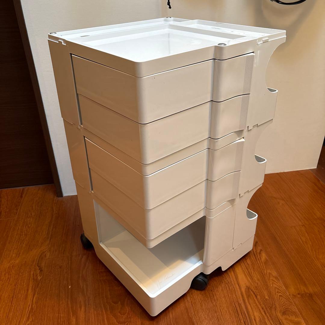 ボビーワゴン 3段4トレイ ホワイト