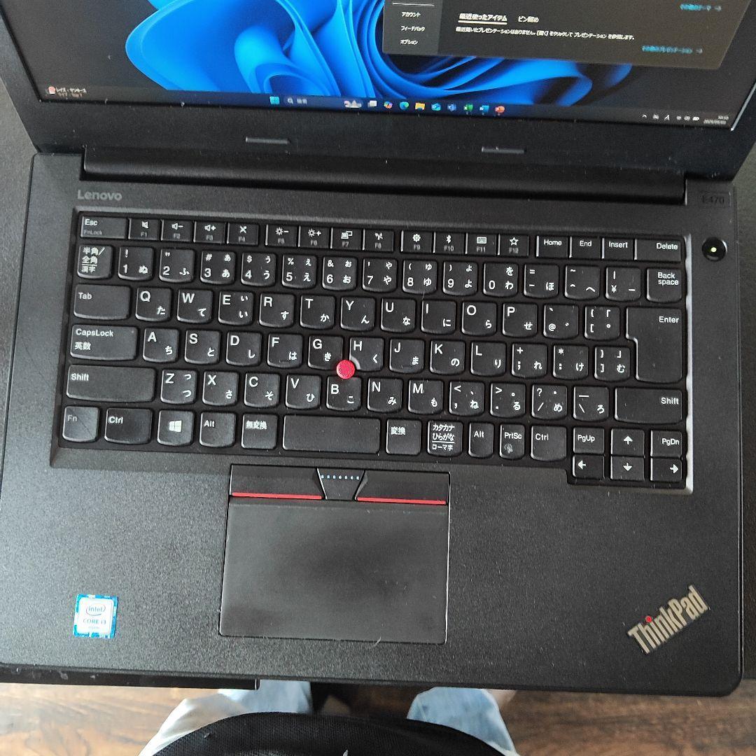 Windowsノート本体 LenovoThinkPad IntelCore i3 8GB SSD149GB
