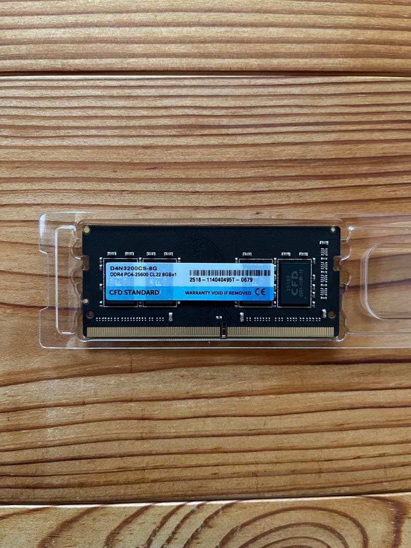 メモリー CFD STANDARD DDR4 8GB SO-DIMM(PC4-25600)