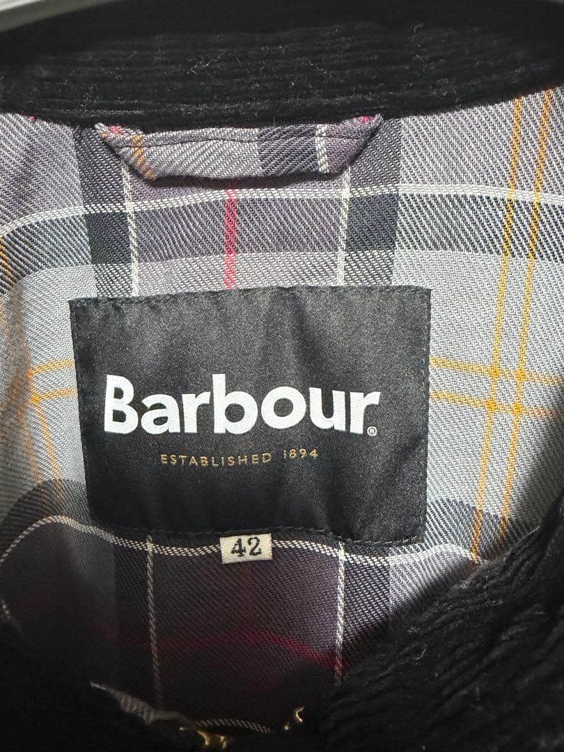 バブアー フリークスストア別注 ボロウデイル サイズ42 ブラック