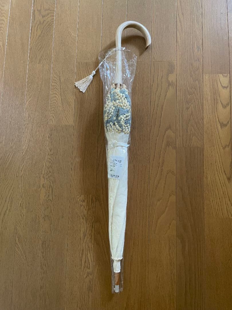 【完売品】★未使用 近沢レース 長日傘　日傘　ミモザ