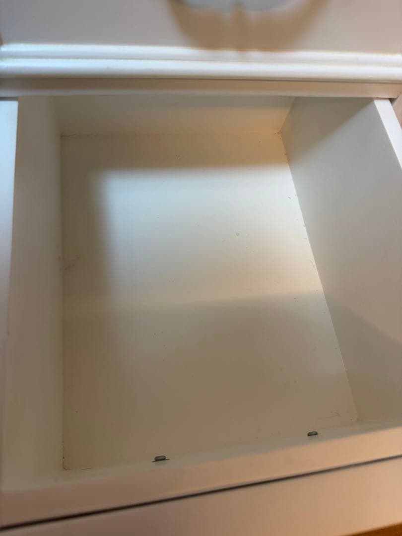 アンティーク調 テレビ台 白塗り