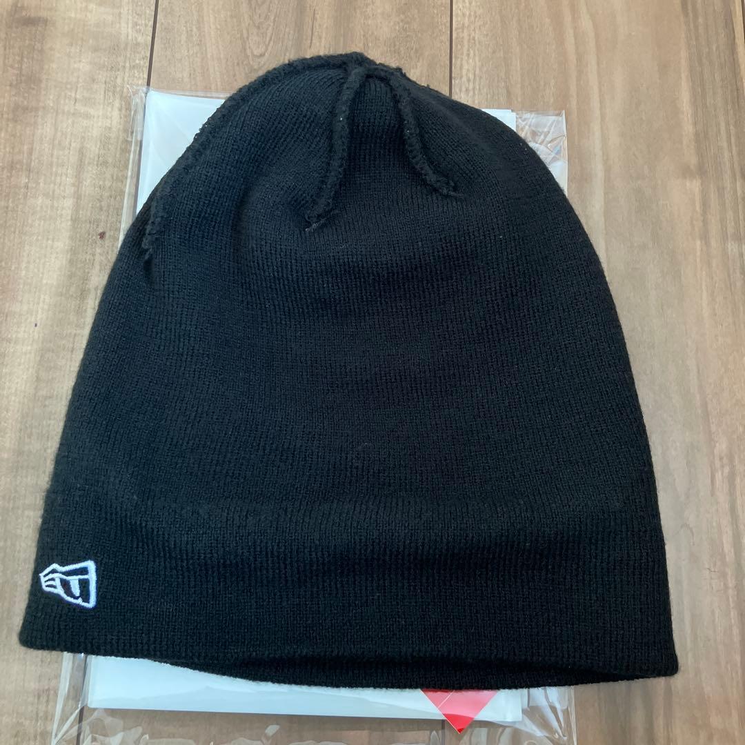 『美品』Supreme クロスボックスロゴ ニット帽ショッパーステッカー付属