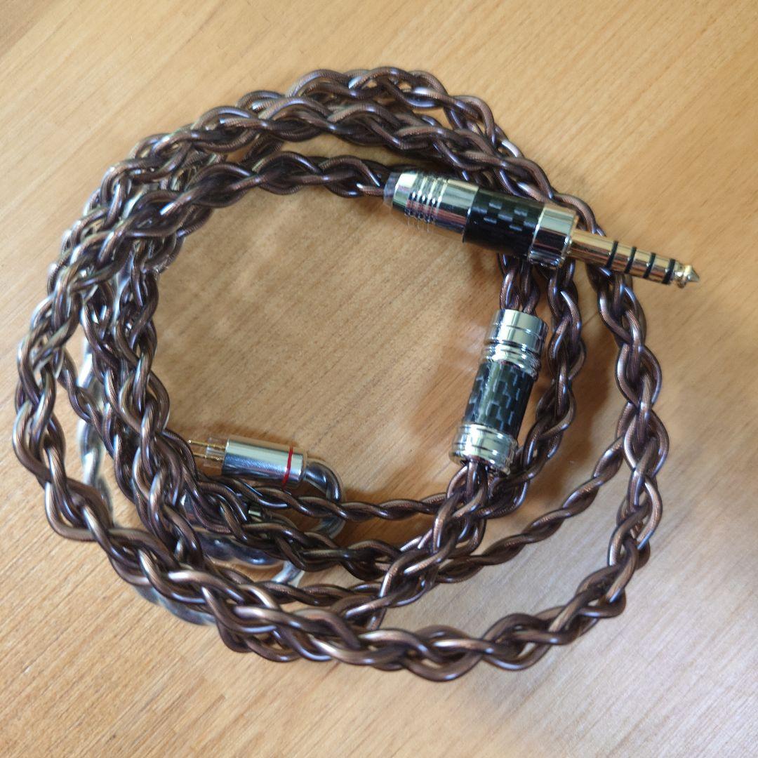 有線ピヤホン3 + 龍柱4.4バランスケーブル