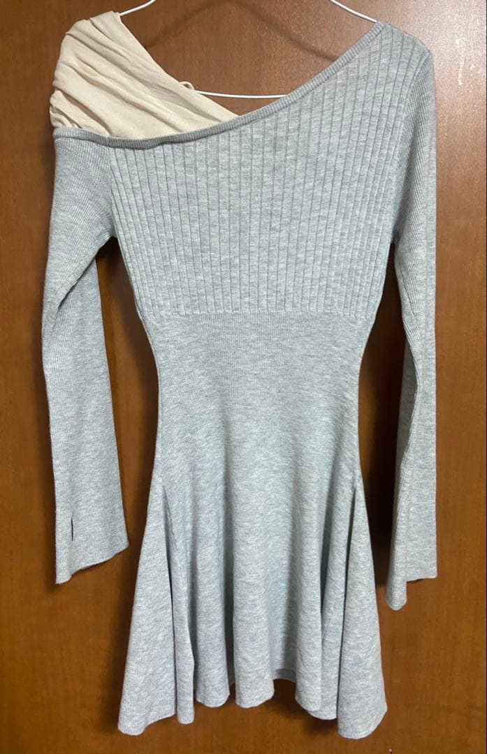 ワンピース andmary Helen knit flare mini dress