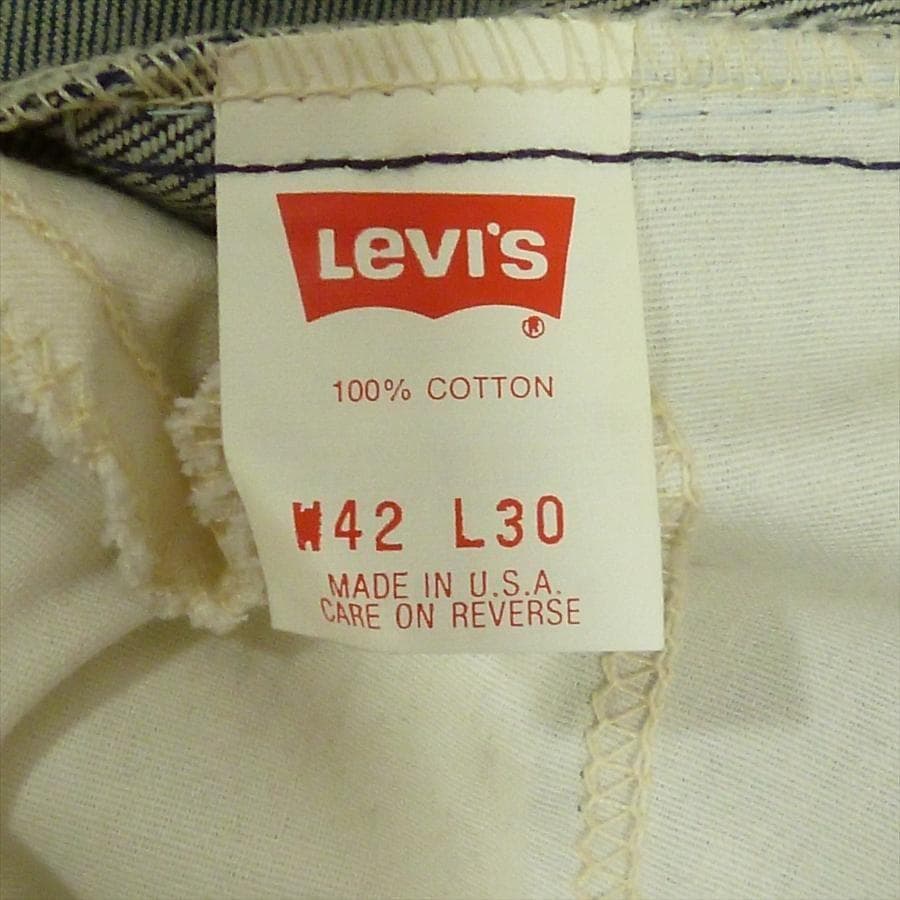 LEVI’S 505 W42L30 リジッド / Made in USA