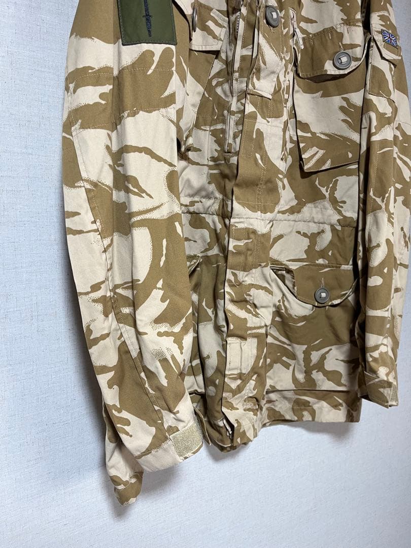 古着 イギリス軍 モッズコート デザートカモ ユーロミリタリー フーデットコート