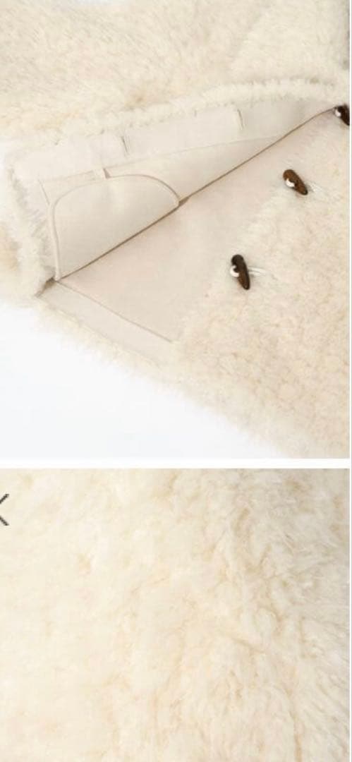 スウィートファジーコート　ファーコート　flower