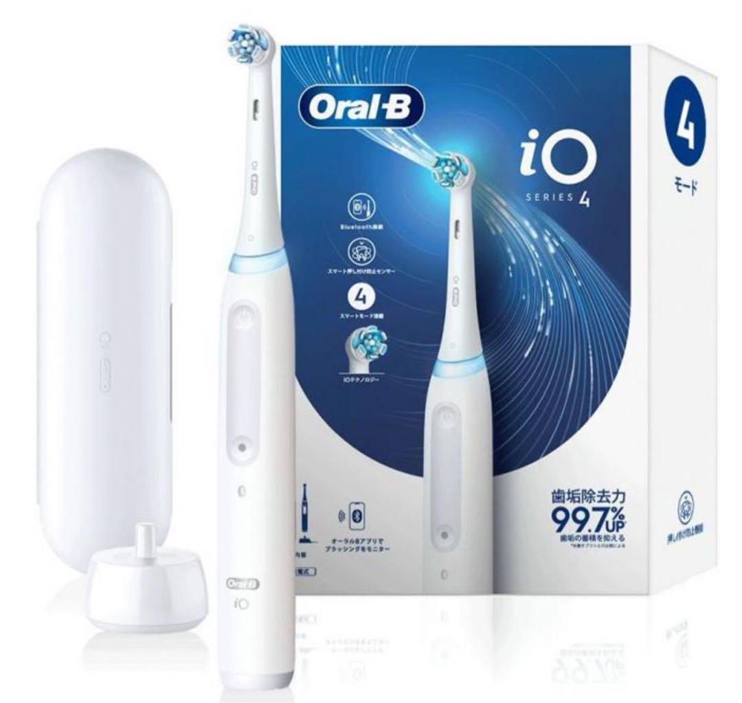 Oral-B iO4電動歯ブラシ本体iOG41A61KWTクワイトホワイト