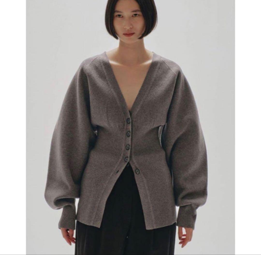 TODAYFUL Waistshape Knit Cardigan グレー
