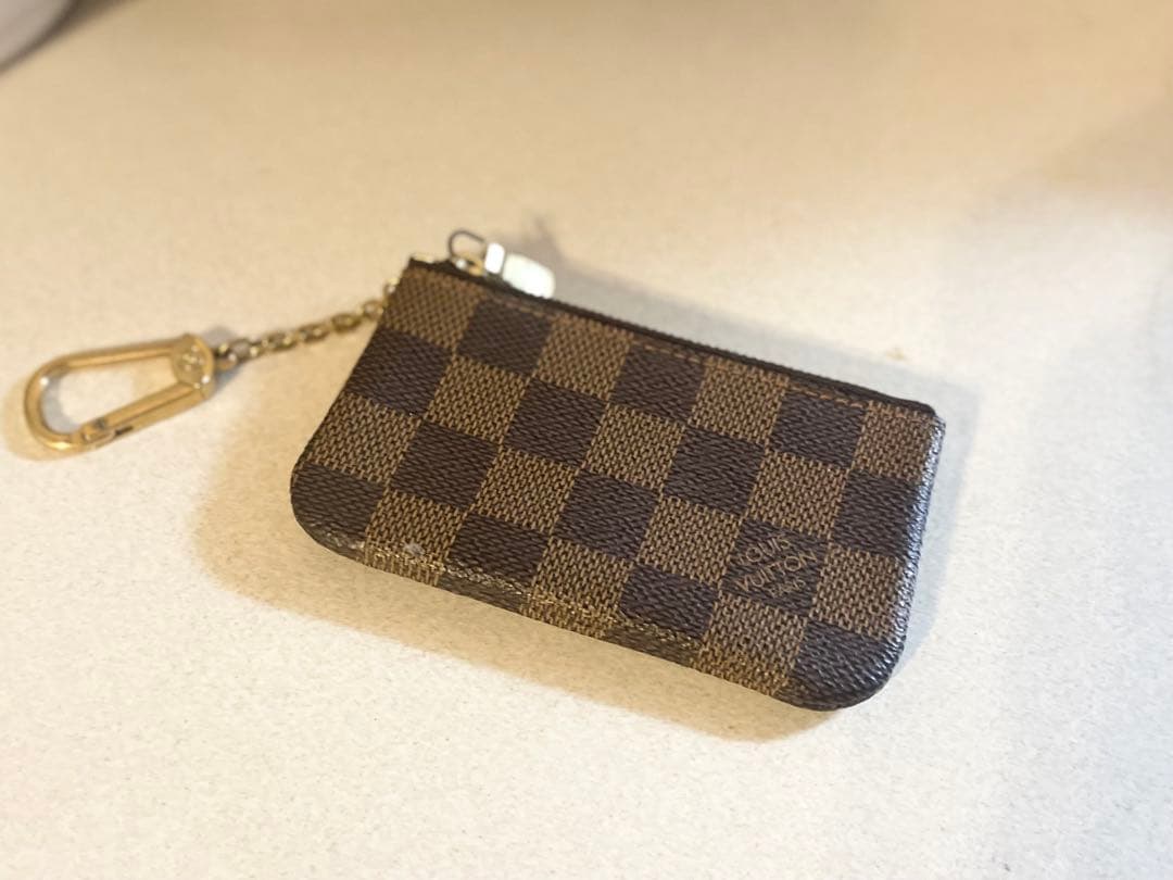 LOUIS VUITTON/チェック柄レザーケース