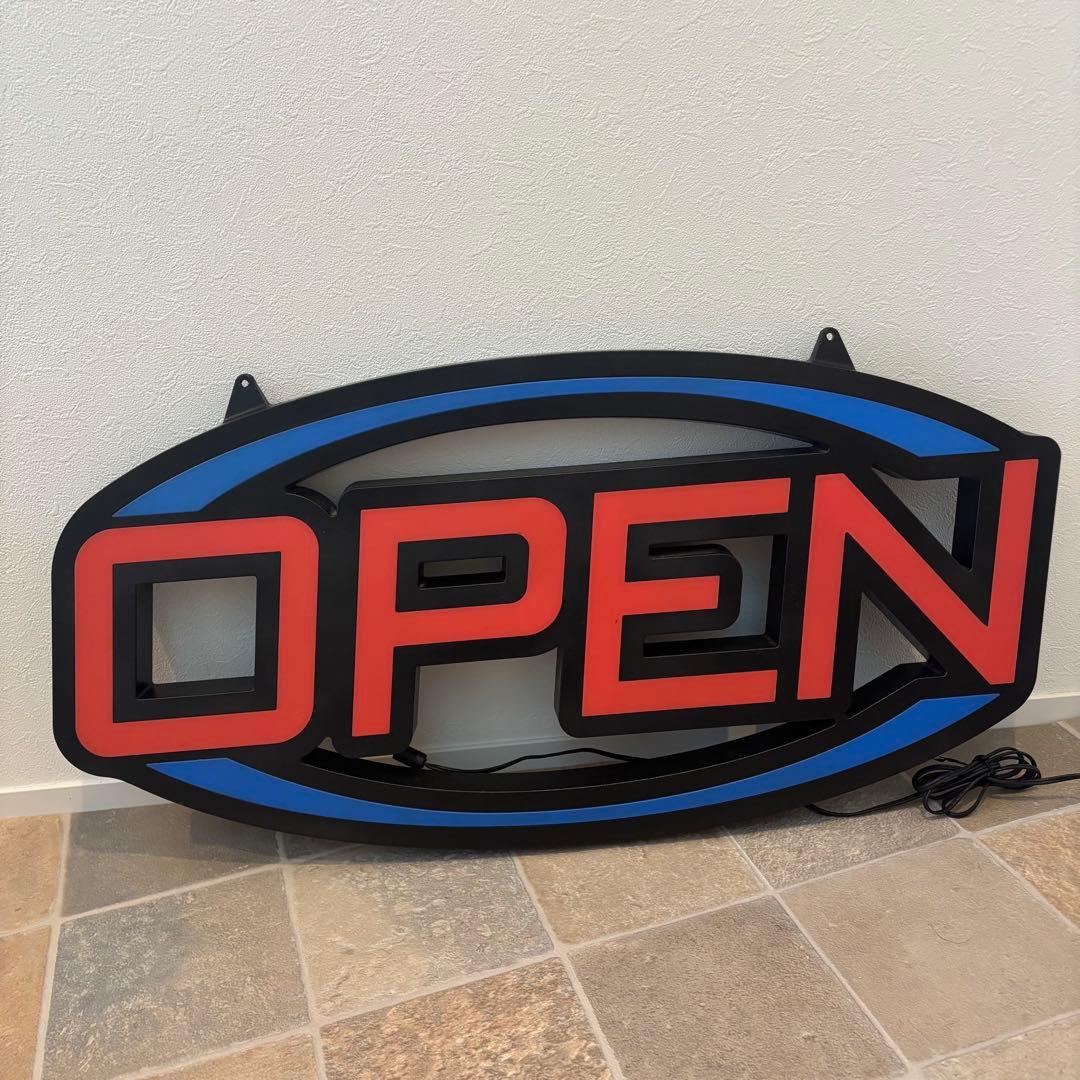 【美品】特大LED ネオン大型オープンサイン LED Energy Plus