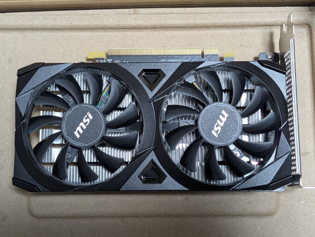 グラフィックボード・グラボ・ビデオカード MSI GeForce RTX 3050 VENTUS 2X E 6G OC