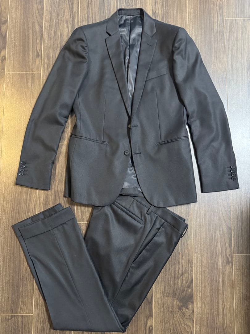 ユナイテッドアローズ スーツ ホワイトレーベル 48 黒