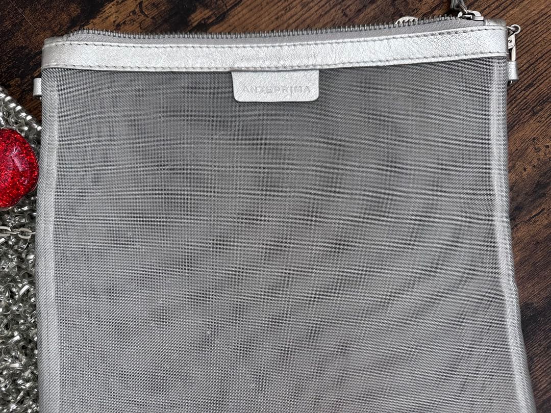 【美品】ANTEPRIMAアンテプリマ　ワイヤーバッグ　シルバー