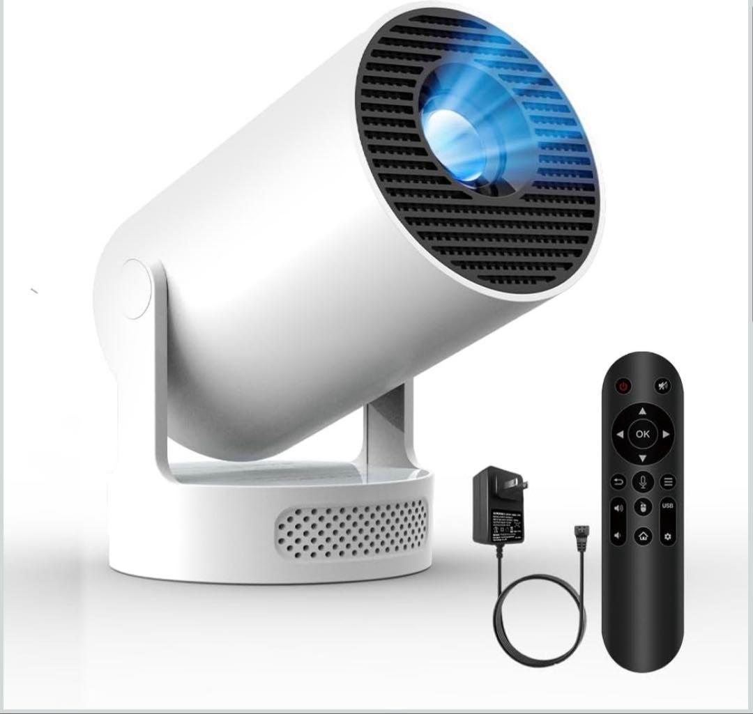 Android14搭載✨️4K対応 小型プロジェクター 18000LM 天井投影可