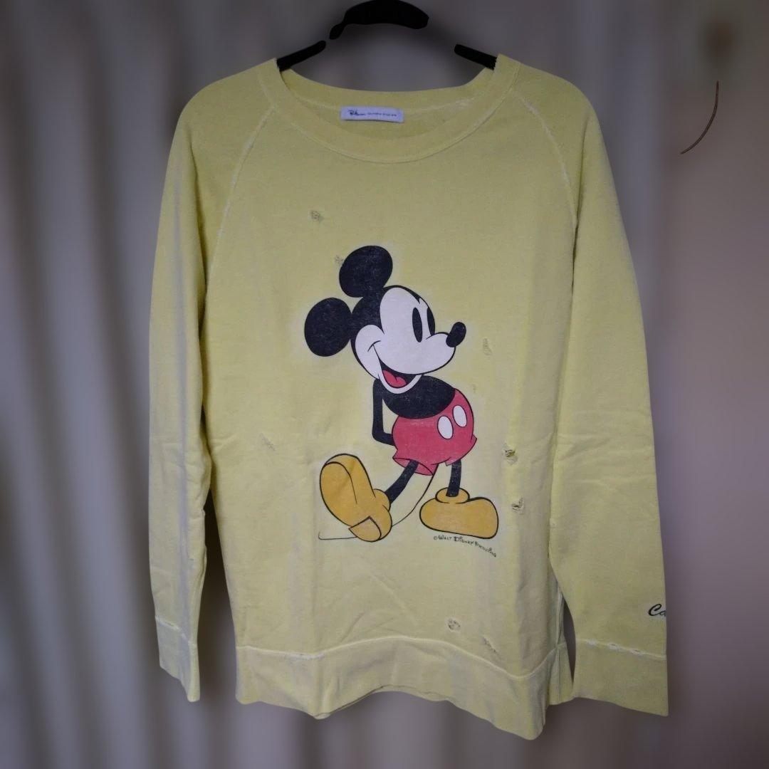 ロンハーマン　ミッキー　スウェット　ダメージ加工