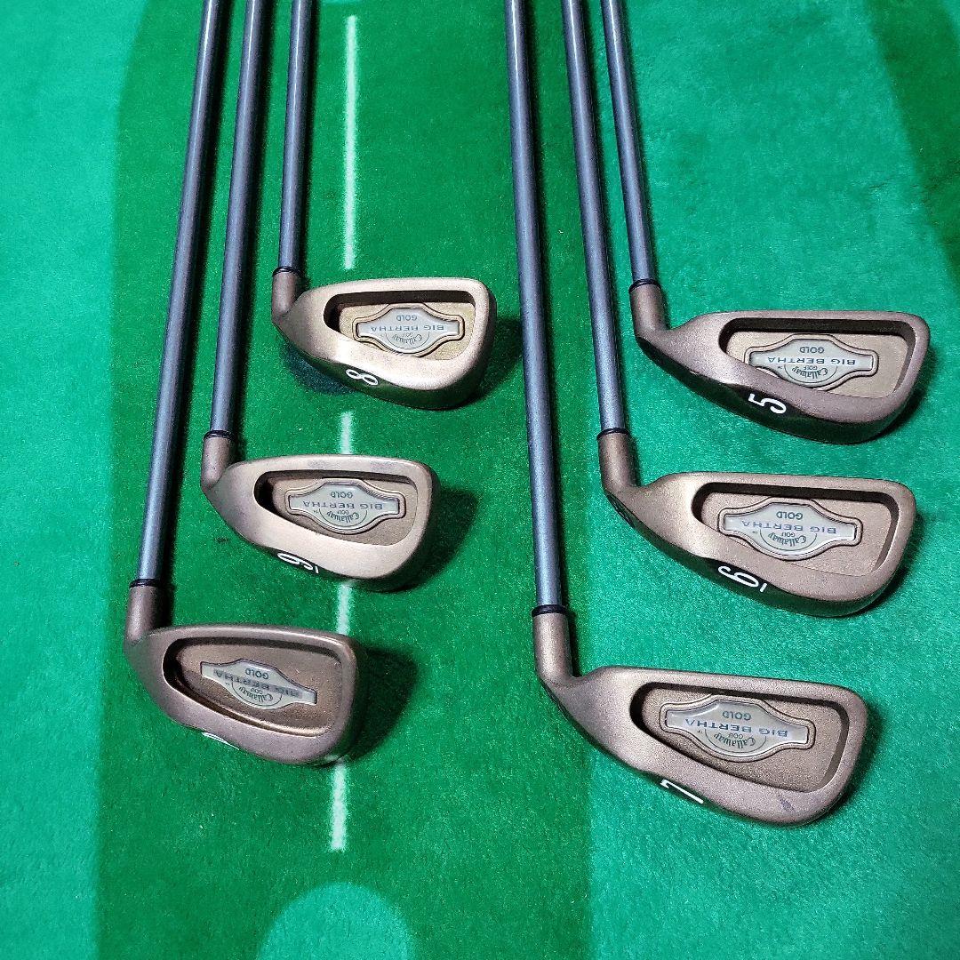 キャロウェイ ビッグバーサ ゴールド レディースアイアンセット 初心者 L