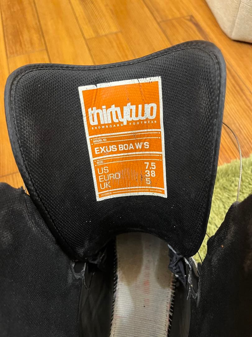 ThirtyTwo スノボブーツEXUS BOA ブラック 7.5(24.5)