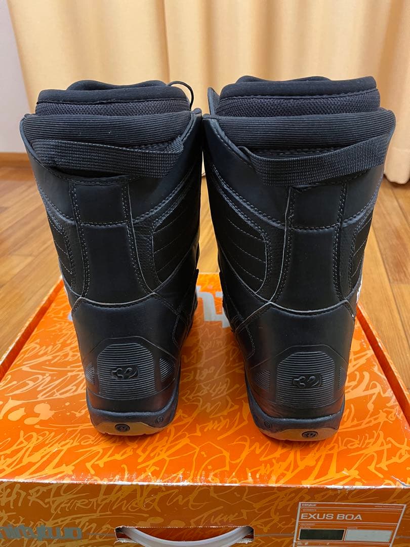 ThirtyTwo スノボブーツEXUS BOA ブラック 7.5(24.5)