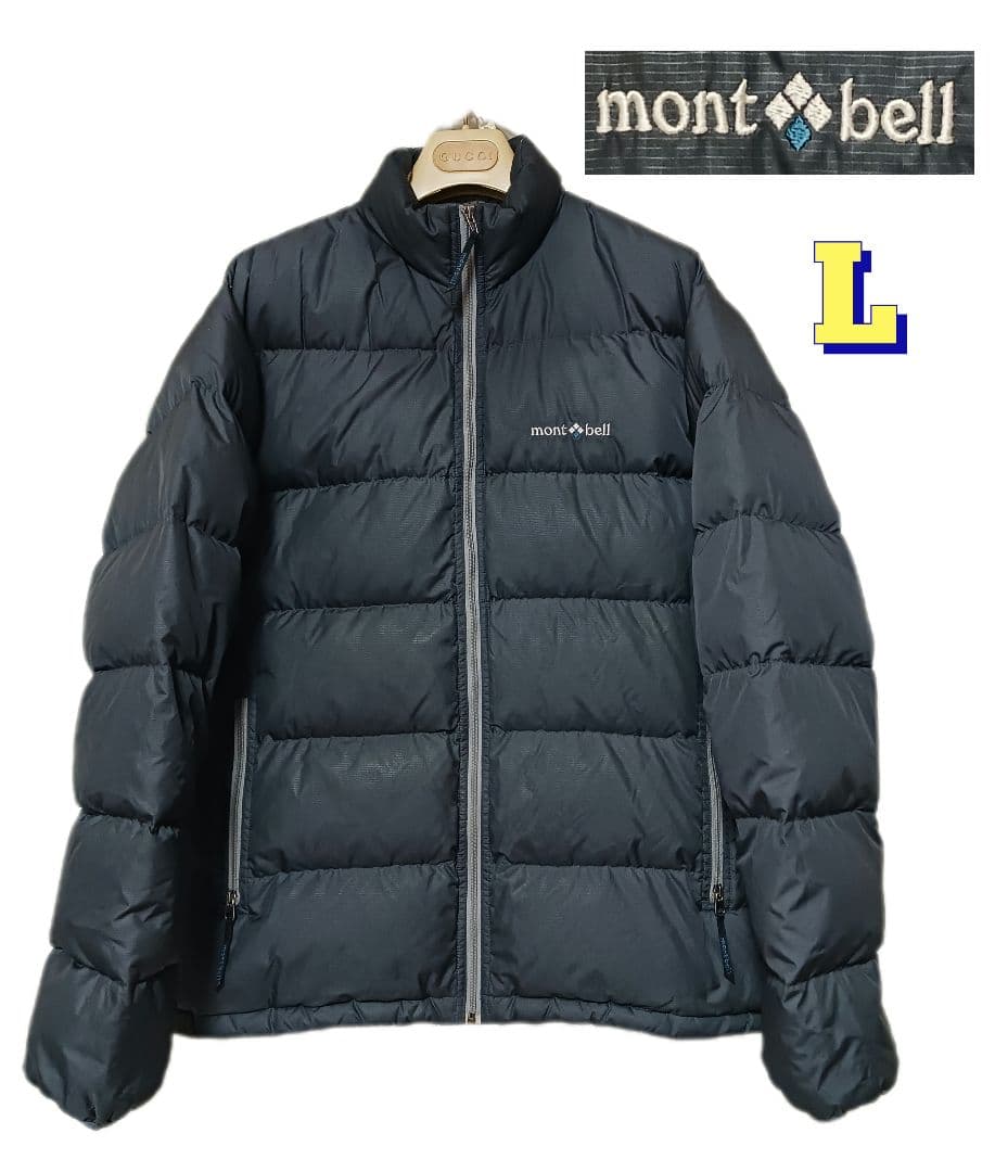 montbell モンベル◆ ネージュダウンジャケット◆グレー◆Lサイズ