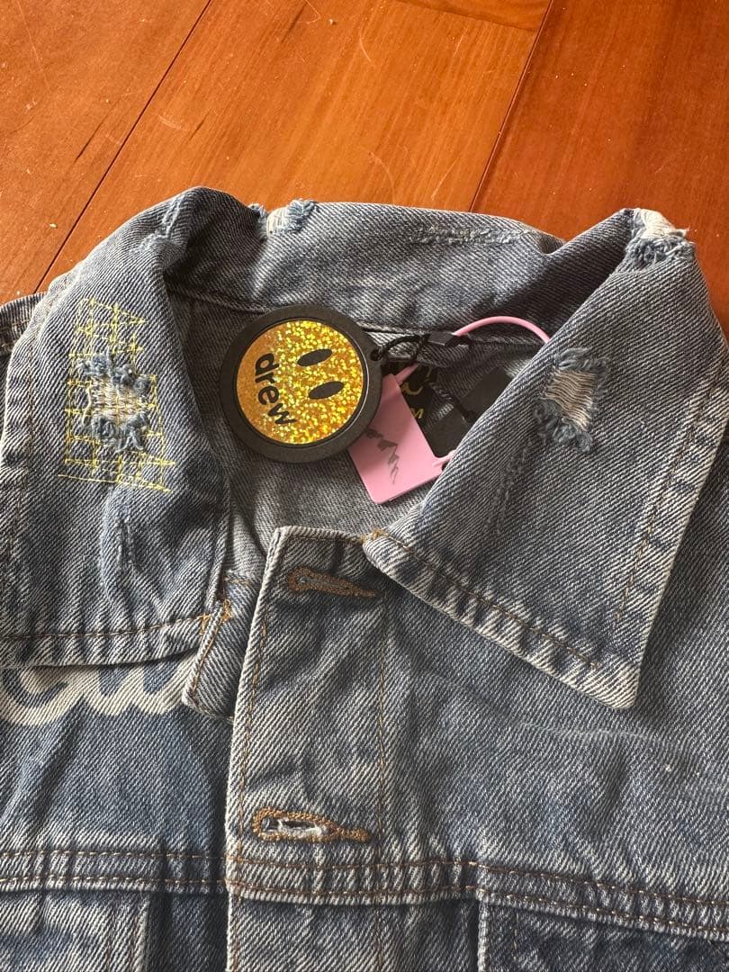 【新品未使用】drew houseダメージデニムジャケット