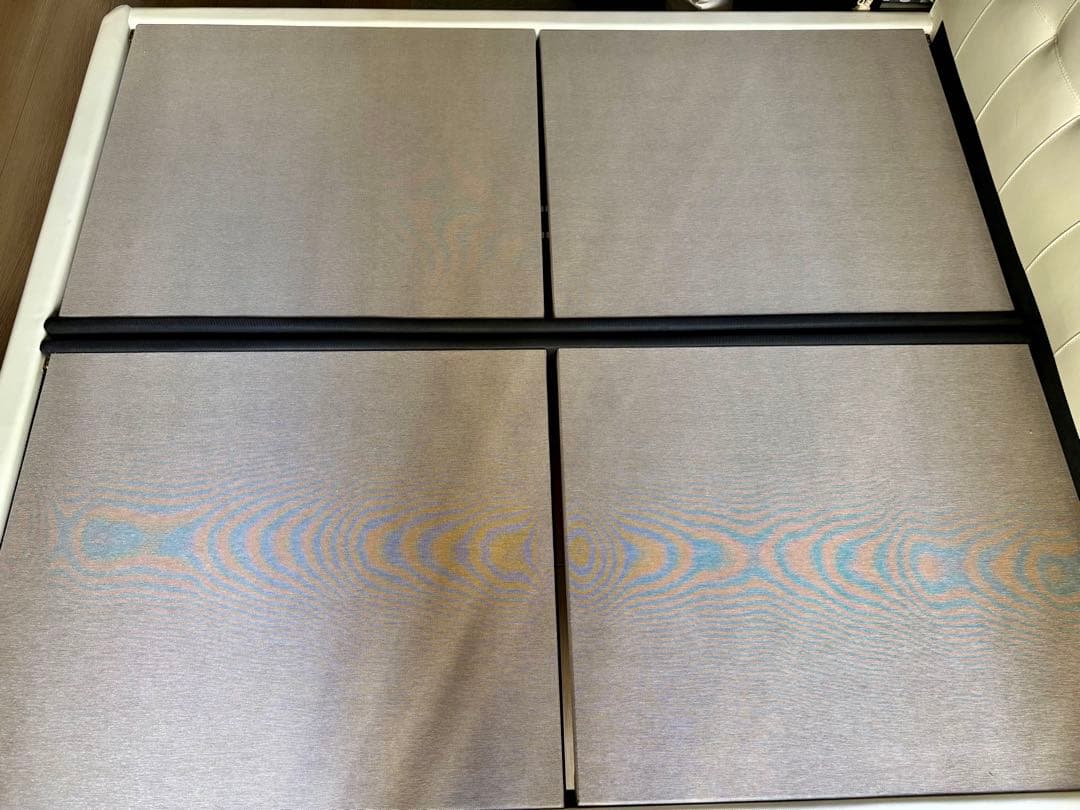 【送料込み】フランスベッド IQ Bed ホワイト クイーンベッドフレーム