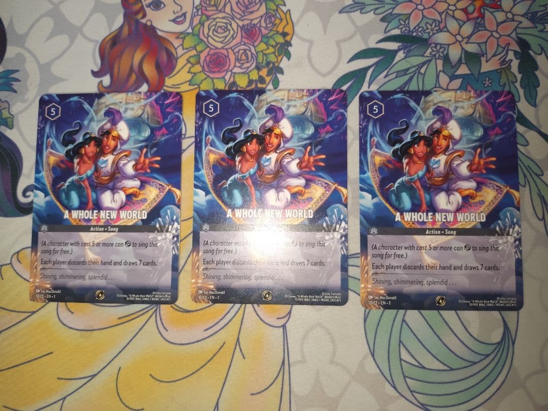 ロルカナ A Whole New World 海外プロモ3枚セット