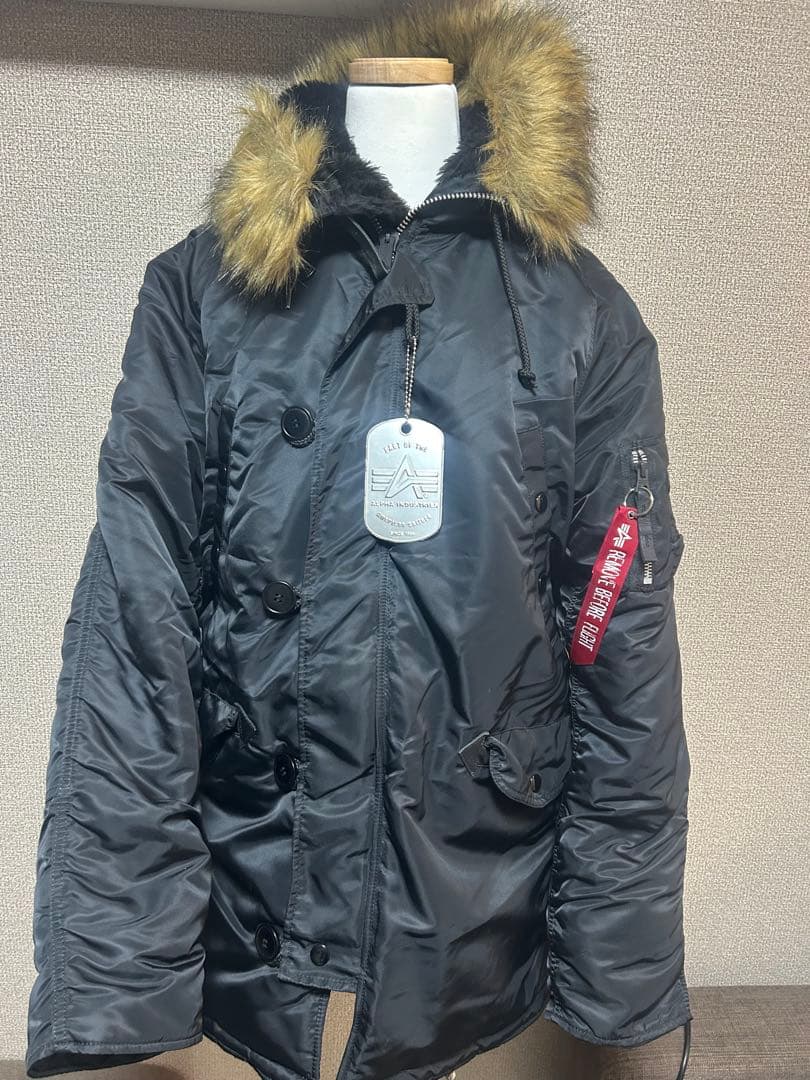 ALPHA INDUSTRIES N-3B フライトジャケット ミリタリー L