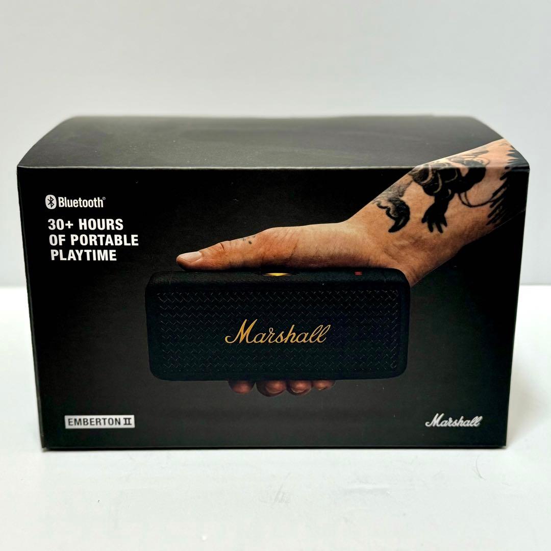 【新品未開封】Marshall, EMBERTON Ⅱ BLACK&BRASS