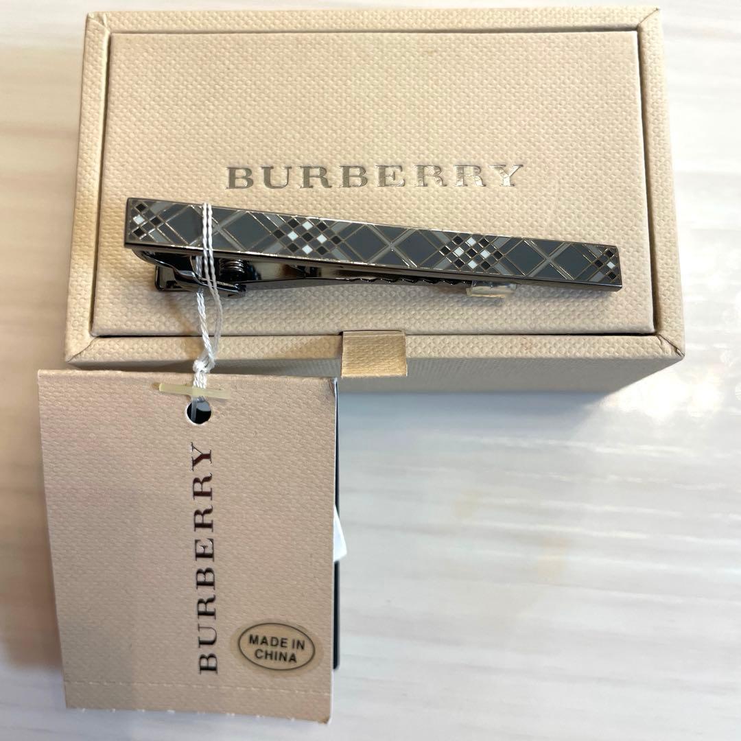 [新品未使用品]Burberry タイピン　バーバリーチェック