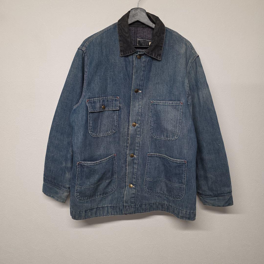 60s SEARS シアーズ　デニムカバーオール　ブランケットライナー　サイズL