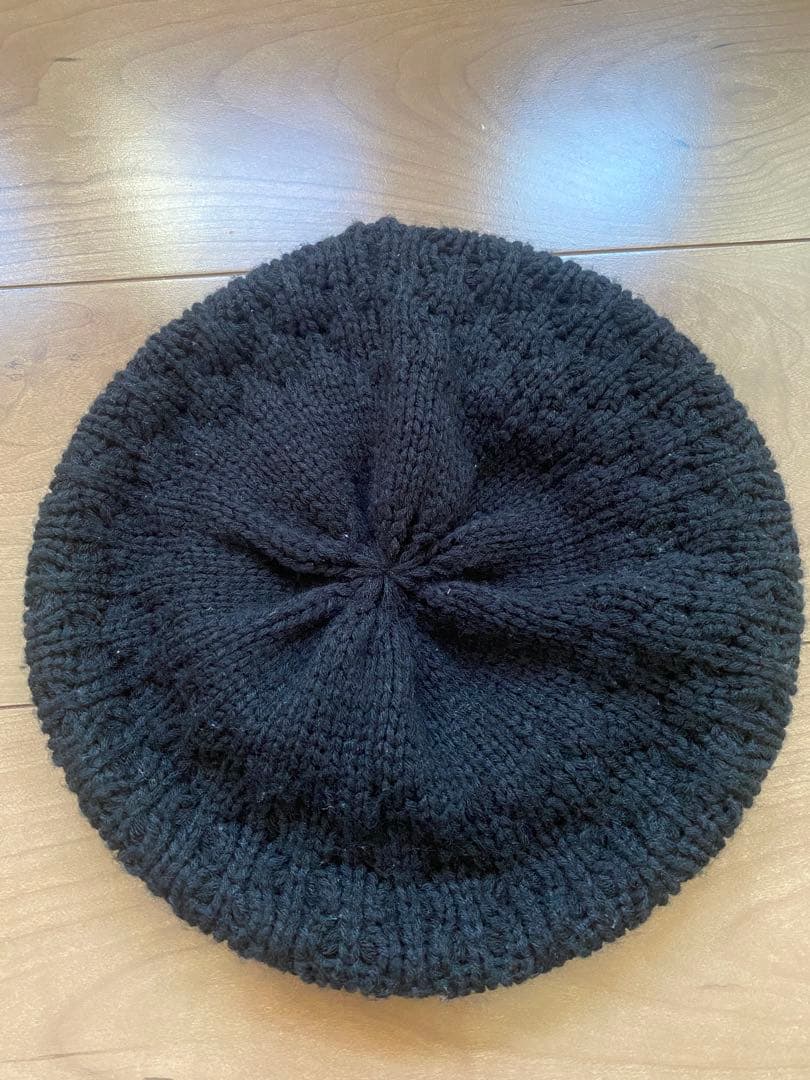 masses TAM マシス タム　キャップ　ベレー帽　黒　ブラック