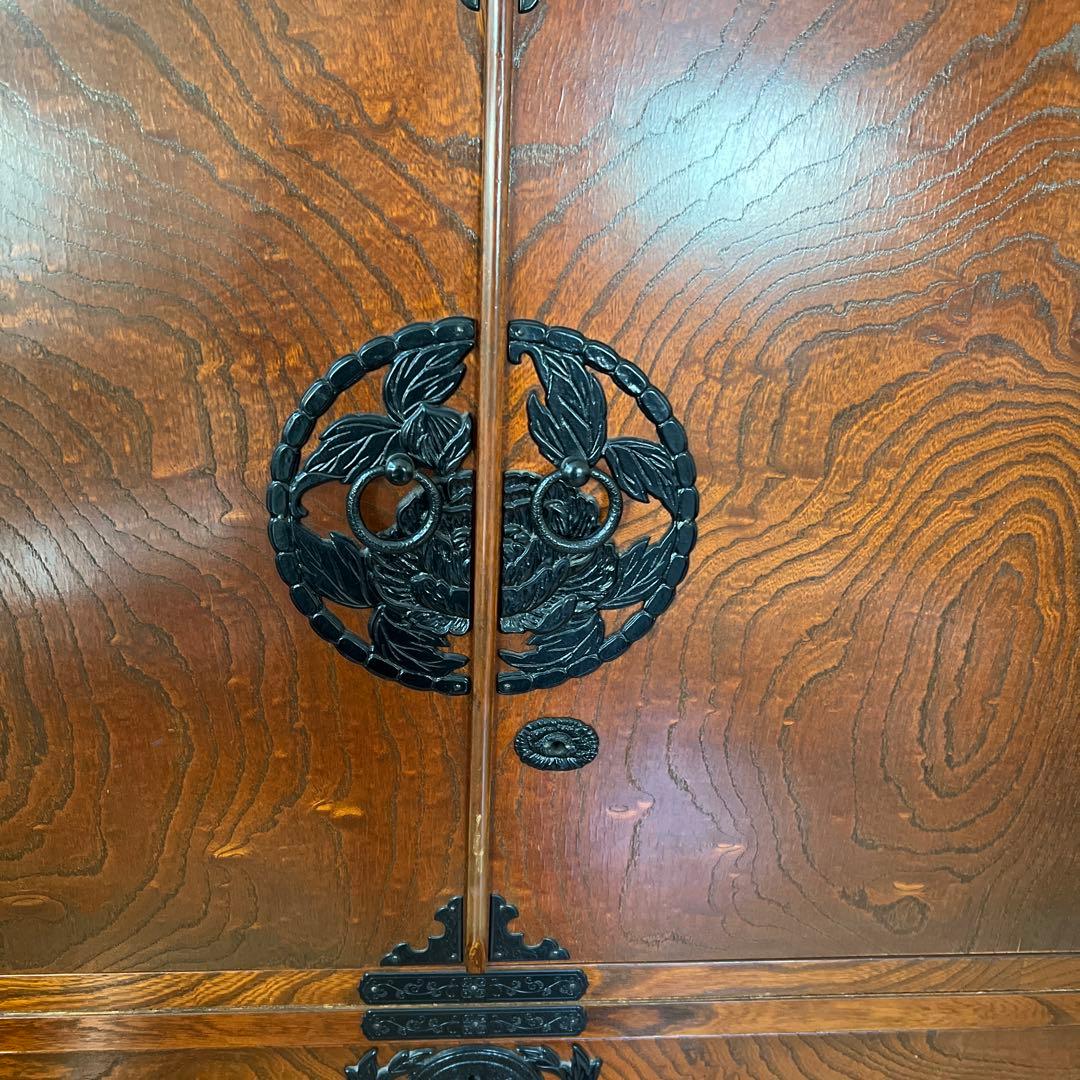 四尺三ツ抽着物桐箪笥 鍵付 衣装盆 相模原市 和箪笥 民藝たんす 時代箪笥