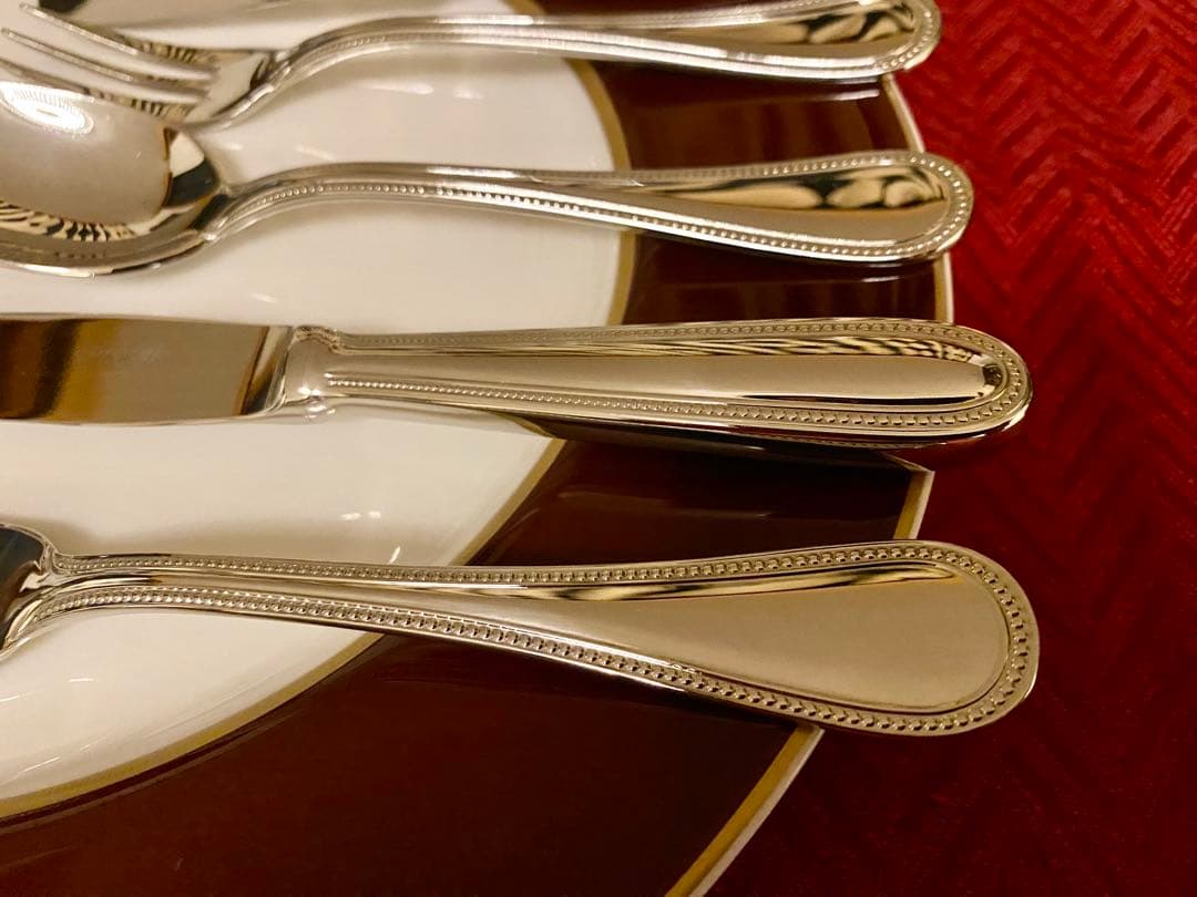 【mikoさま専用商品☆ステンレス製】クリストフル パール カトラリーセット