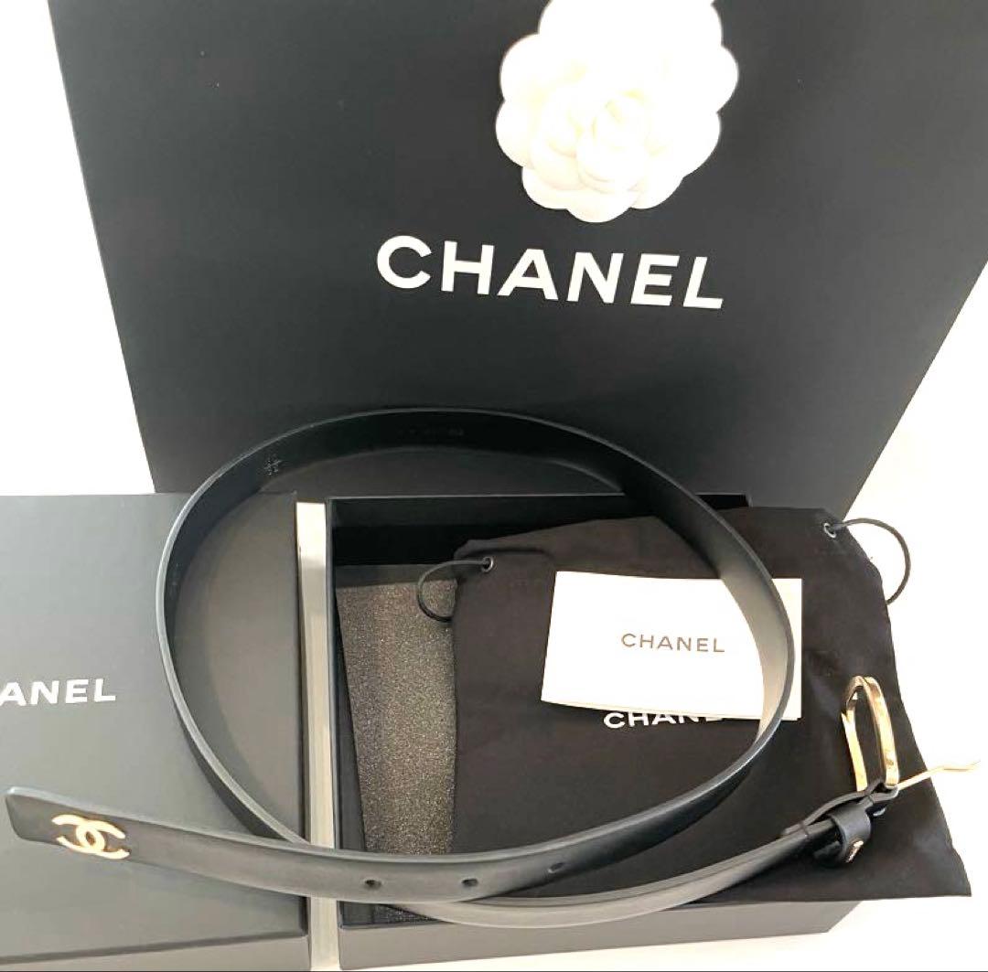 CHANEL シャネル ココマーク レザー ベルト