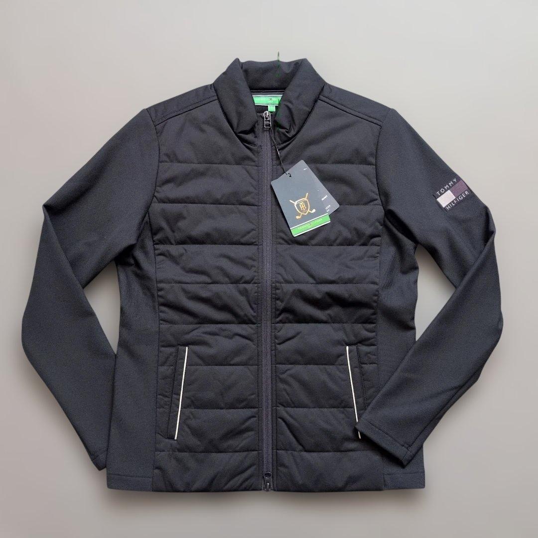 【セール】トミーヒルフィガーゴルフ　中綿フルジップジャケット　ネイビーS
