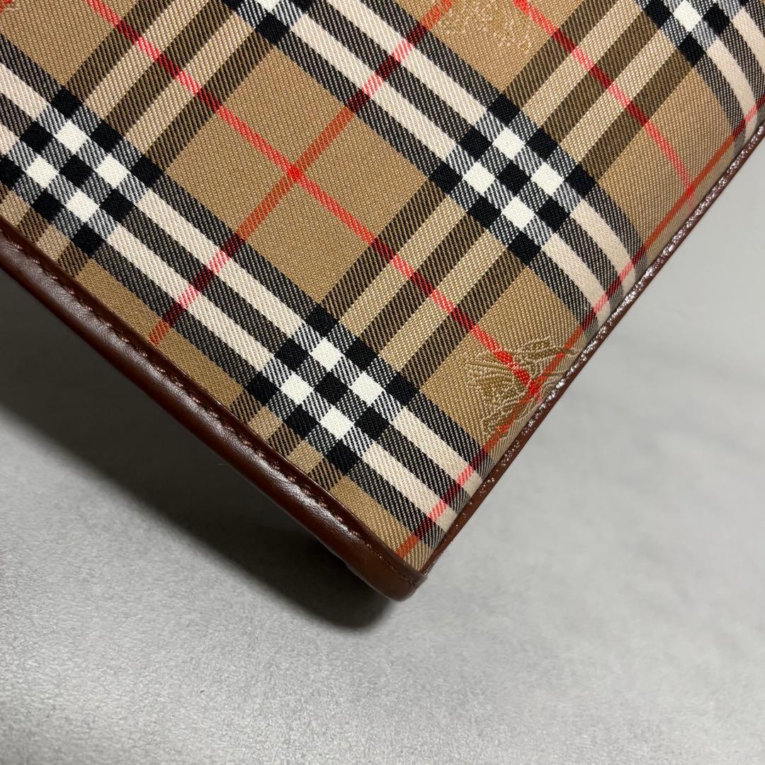 極美品✨BURBERRY'S クラッチバッグ ノバチェック ベージュ ホースロゴ