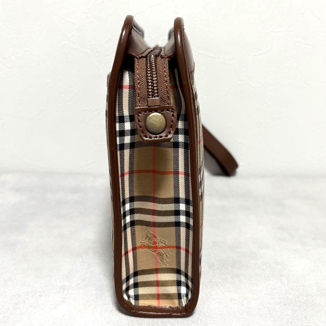 極美品✨BURBERRY'S クラッチバッグ ノバチェック ベージュ ホースロゴ