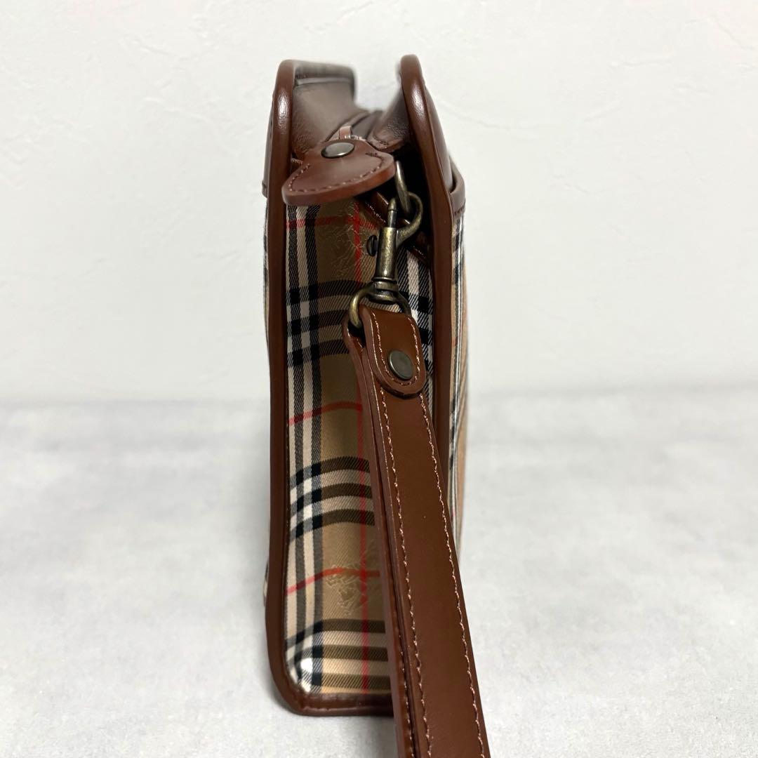 極美品✨BURBERRY'S クラッチバッグ ノバチェック ベージュ ホースロゴ