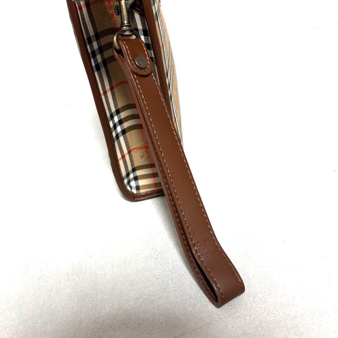 極美品✨BURBERRY'S クラッチバッグ ノバチェック ベージュ ホースロゴ