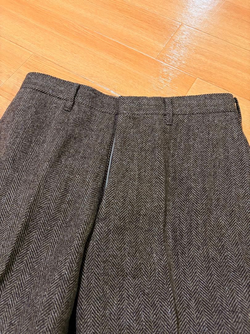 ヴァンジャケット　ウールツイード　ヘリンボーン　トラウザーズ　78