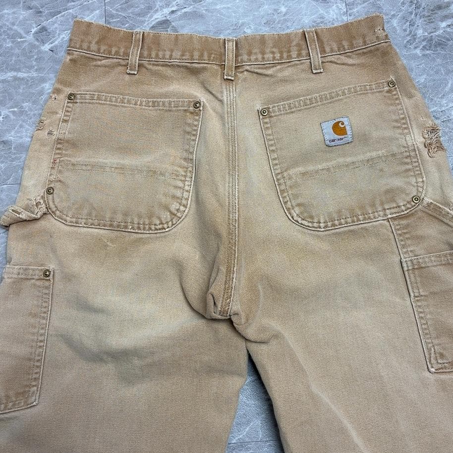 スペシャル フェード Carhartt USA ダブルニーペインターパンツ 32