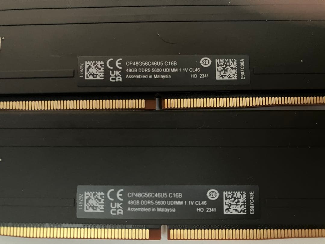メモリー crucial DDR5 Pro 96GB(48*2) 5600Mh