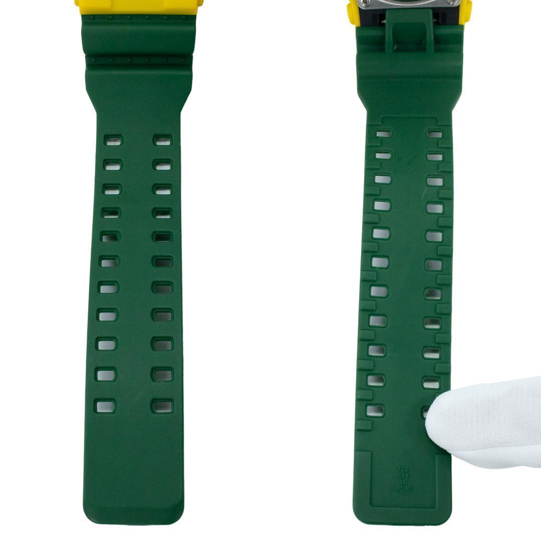 カシオ 腕時計 メンズ Gショック ラスタファリアン 黄色 緑 赤 大型 Y2K