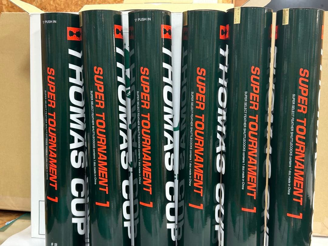 トマスカップ　スーパートーナメント1 温度表示番号3 6本セット