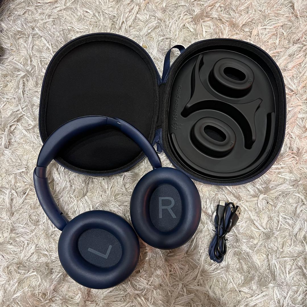 Soundcore SPACE Q45 ワイヤレスヘッドホン ネイビー